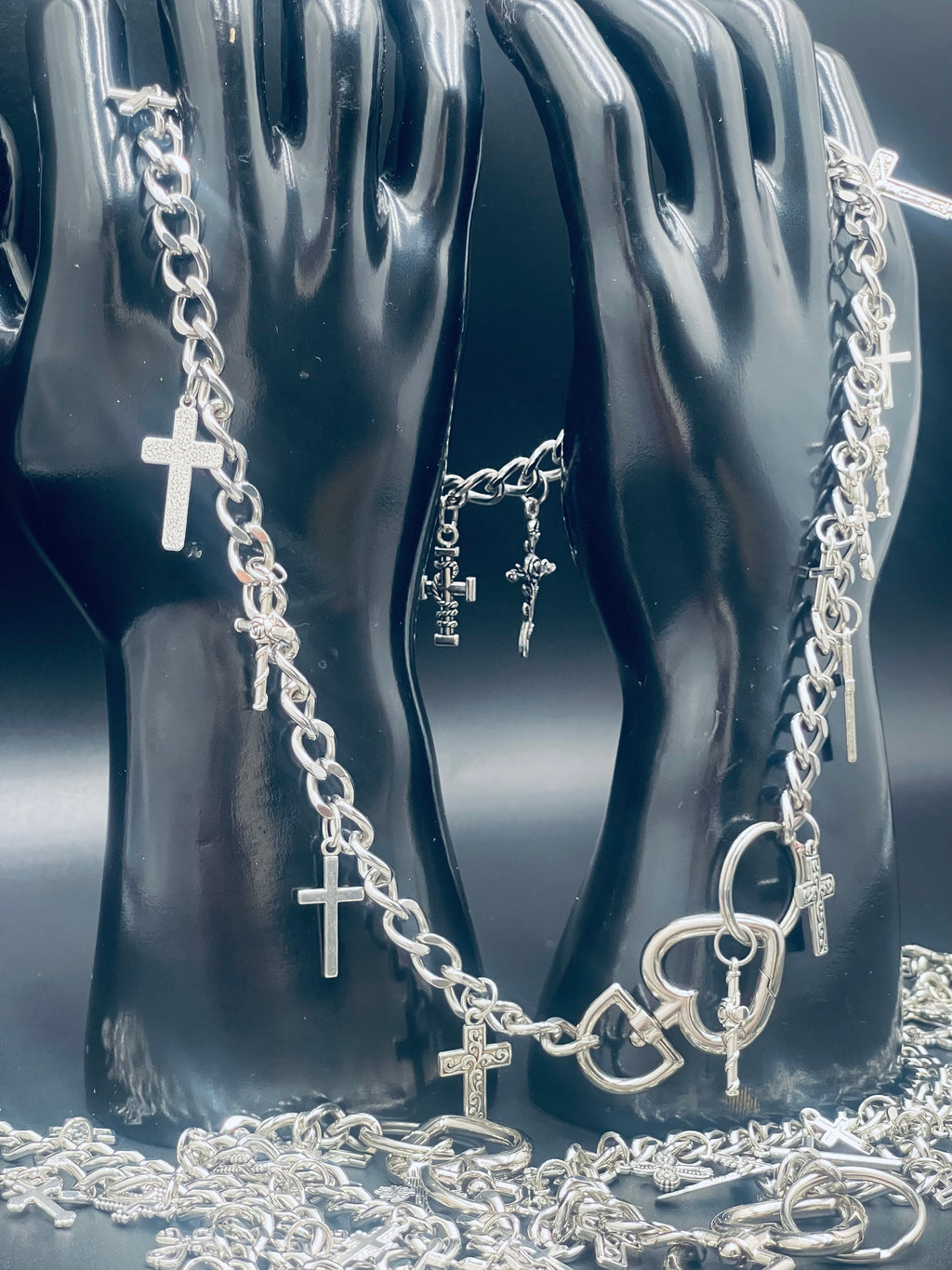 Infinity Chain - Cross Charms