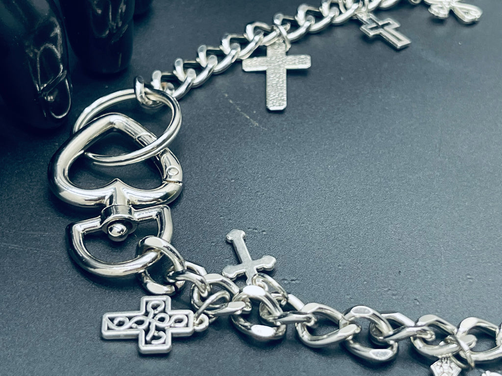 Infinity Chain - Cross Charms