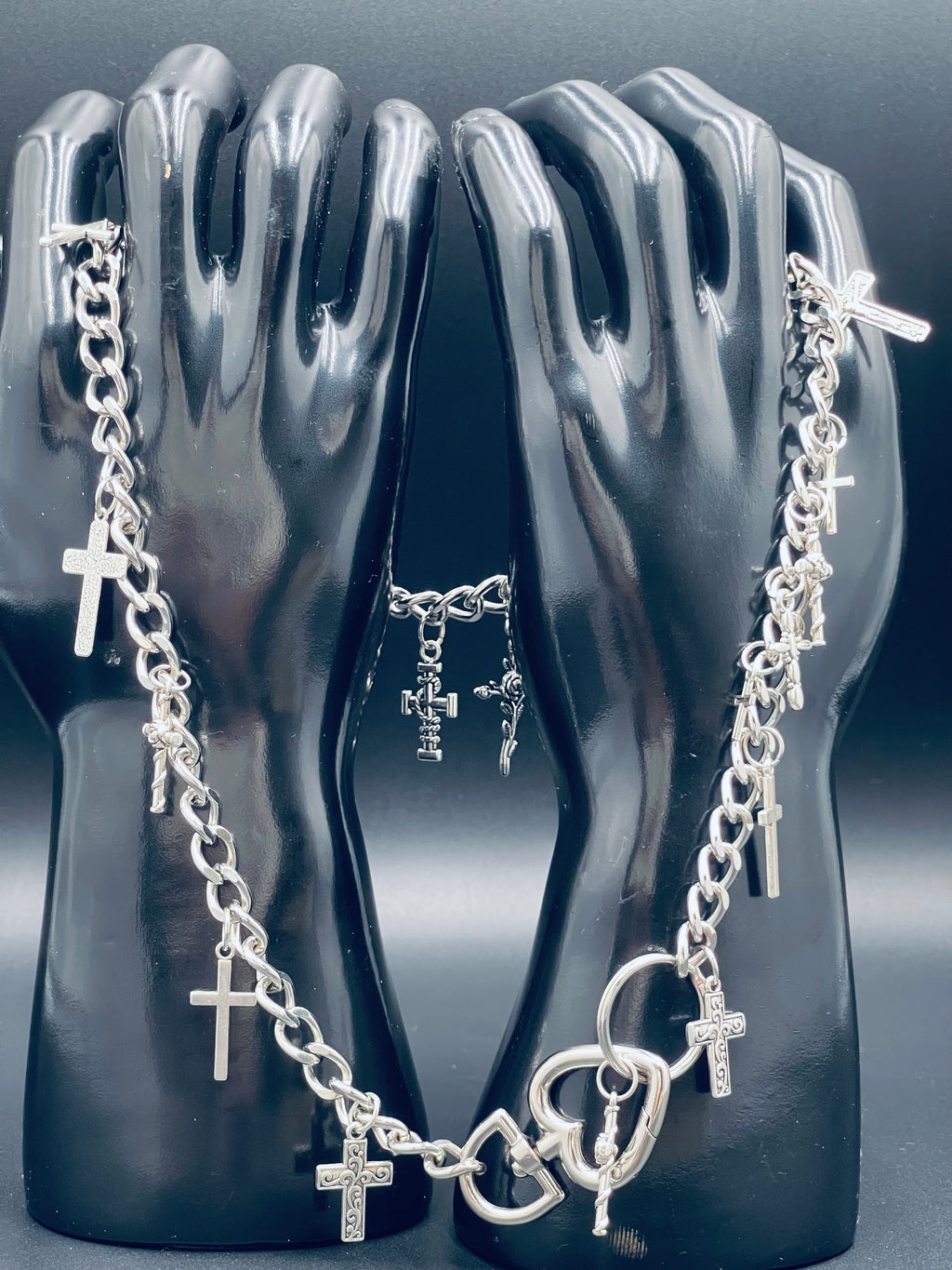 Infinity Chain - Cross Charms
