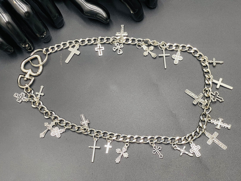 Infinity Chain - Cross Charms