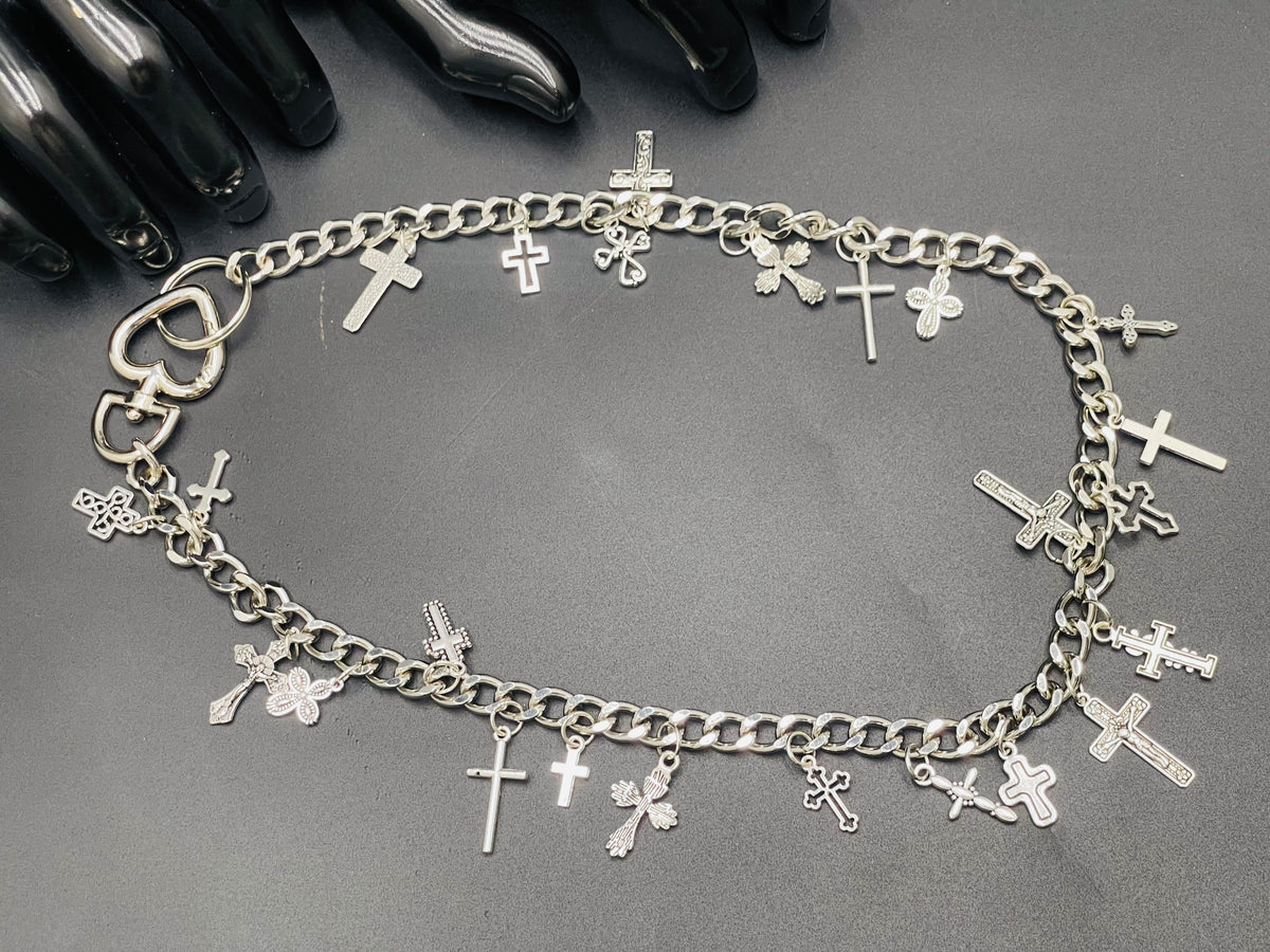 Infinity Chain - Cross Charms