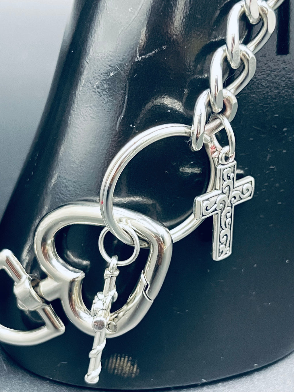 Infinity Chain - Cross Charms