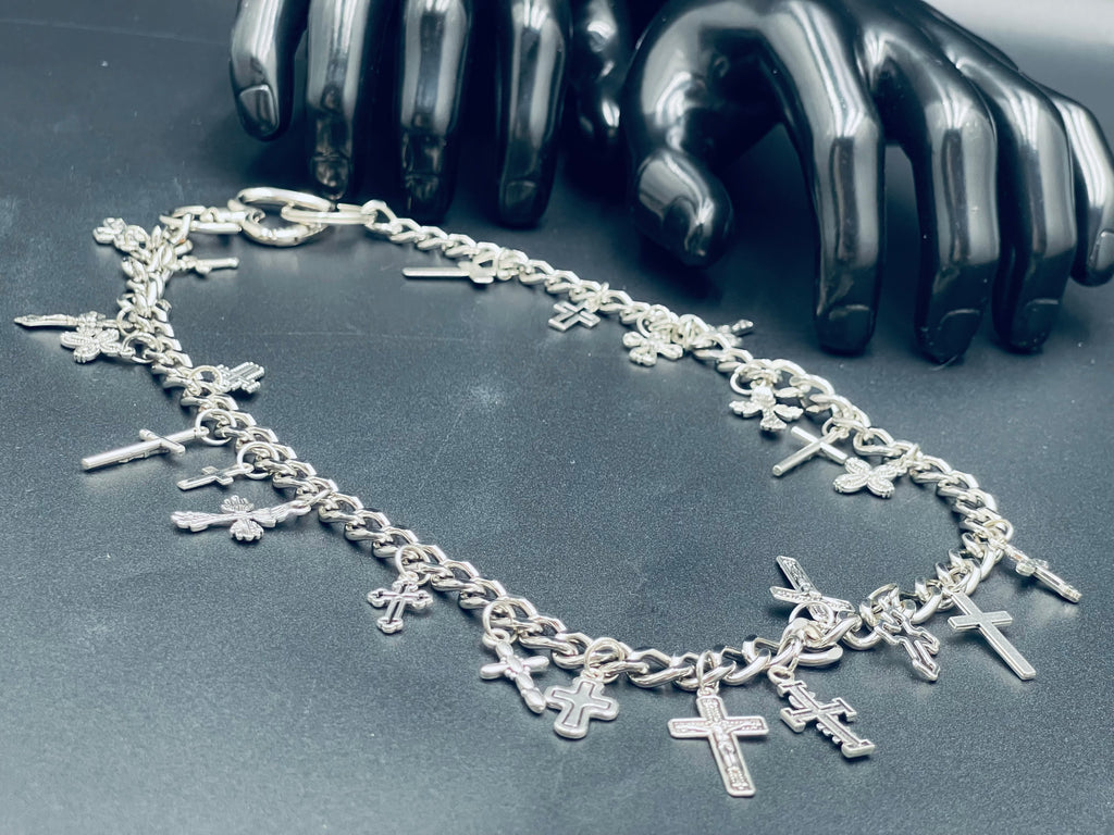 Infinity Chain - Cross Charms