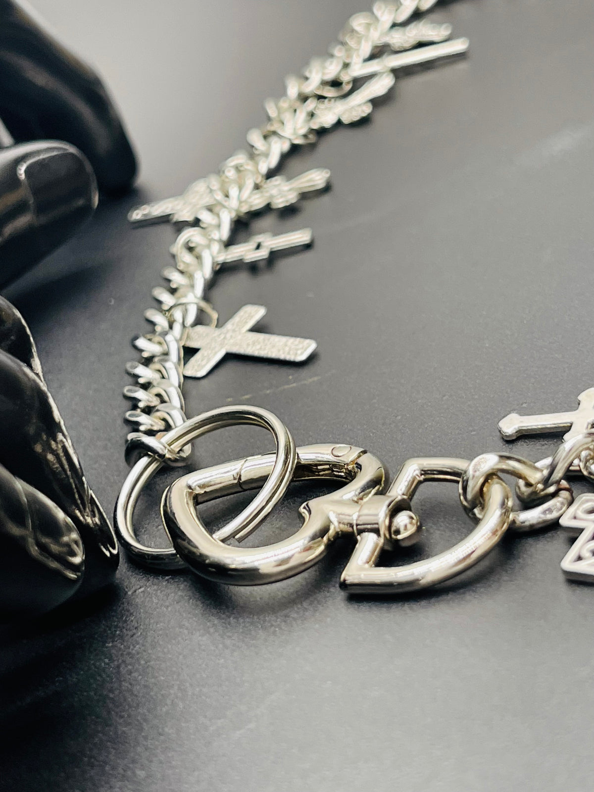 Infinity Chain - Cross Charms